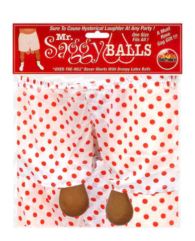 Mr Saggy Balls Over The Hill Boxers With Droopy Latex Balls