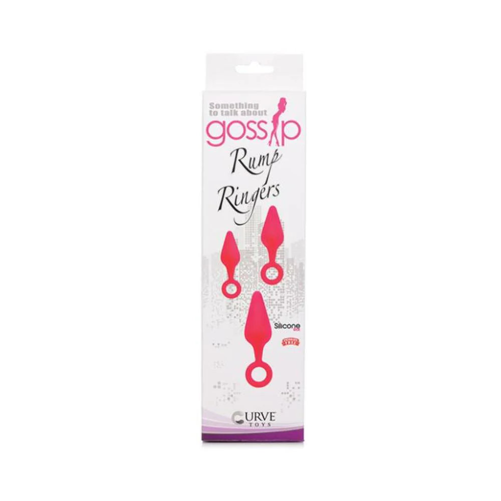 Gossip Rump Ringers Silicone Set Of 3 - Magenta