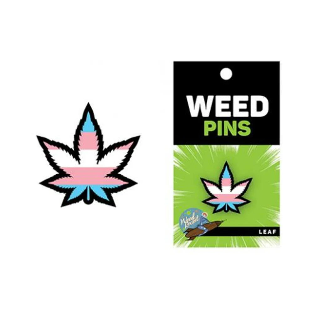 Weed Pin Trans Flag Leaf