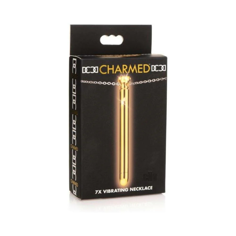Charmed 7x Vibrating Necklace Gold