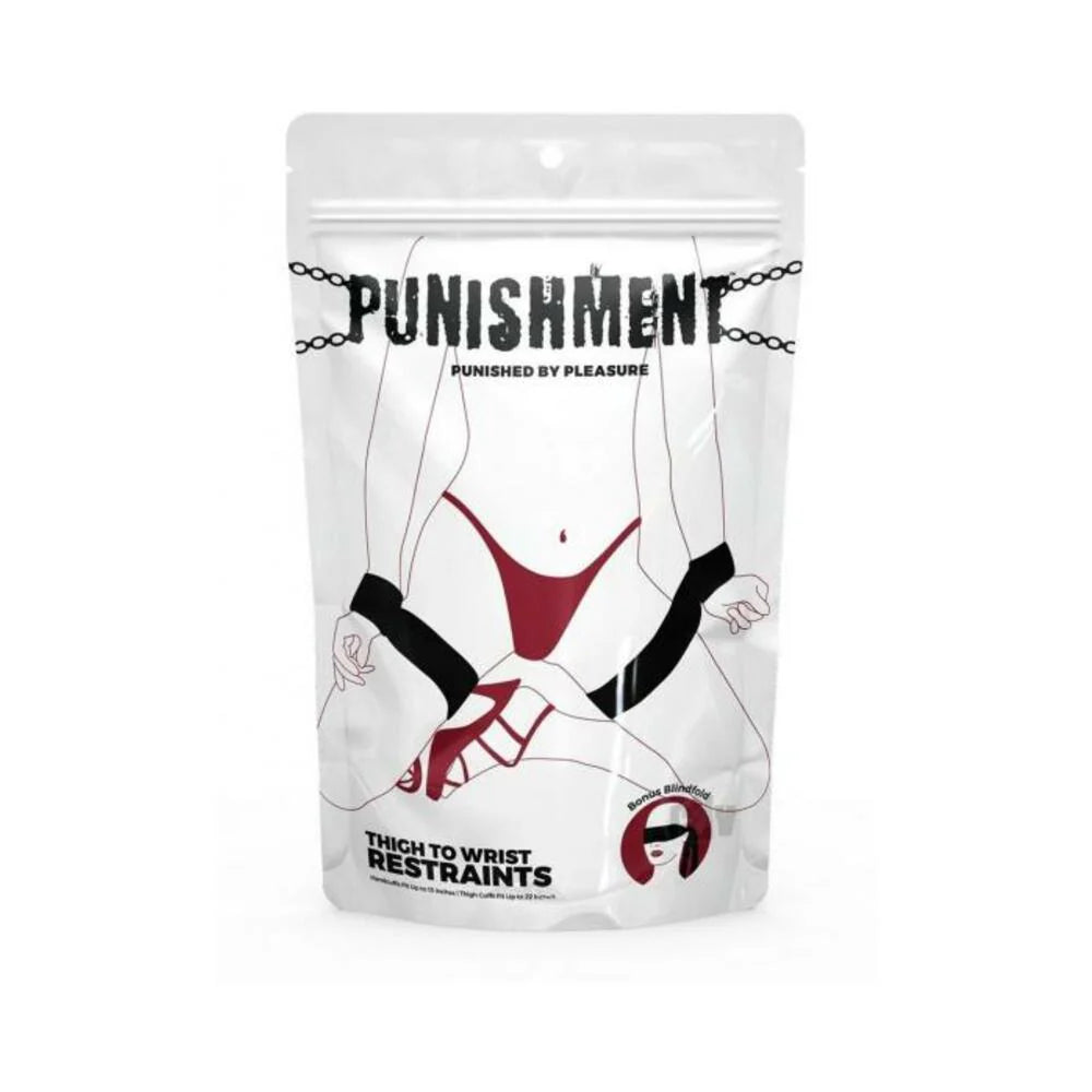 Punishment Thigh To Wrist Restraints