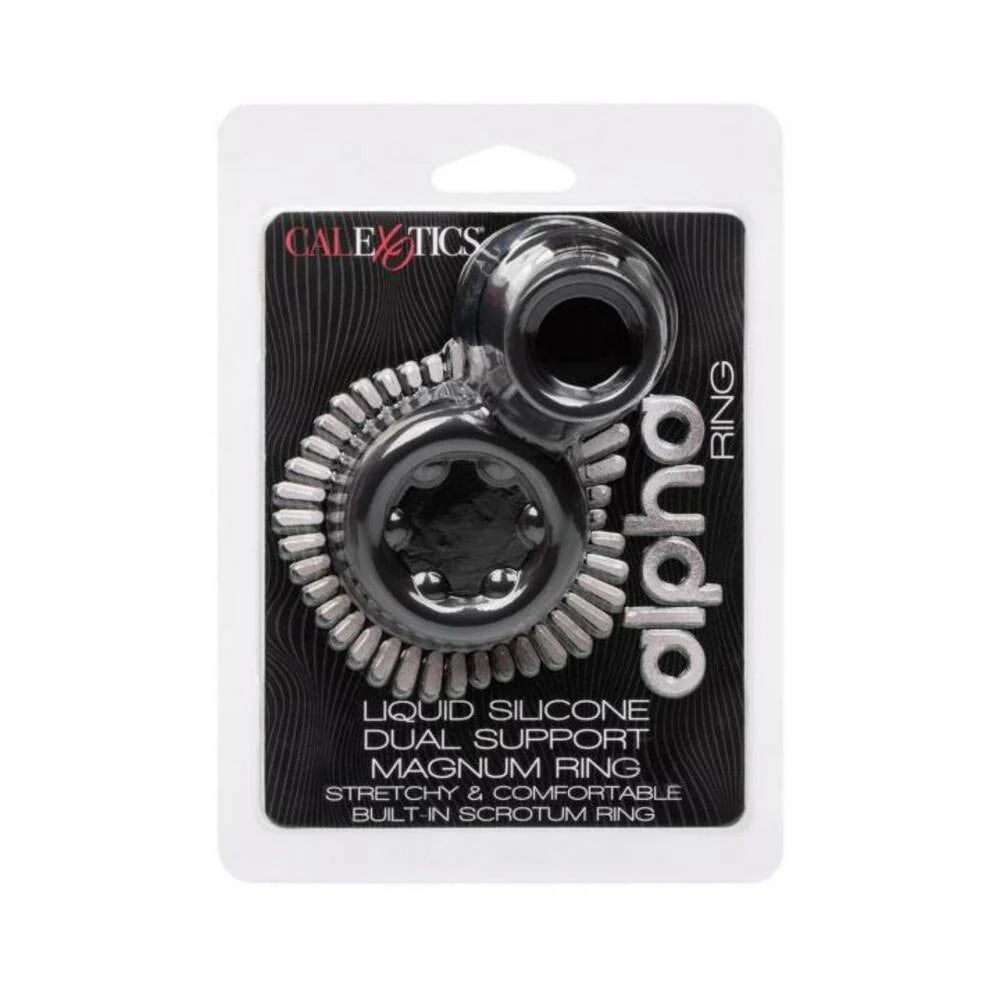 Alpha Liquid Silicone Dual Magnum Ring
