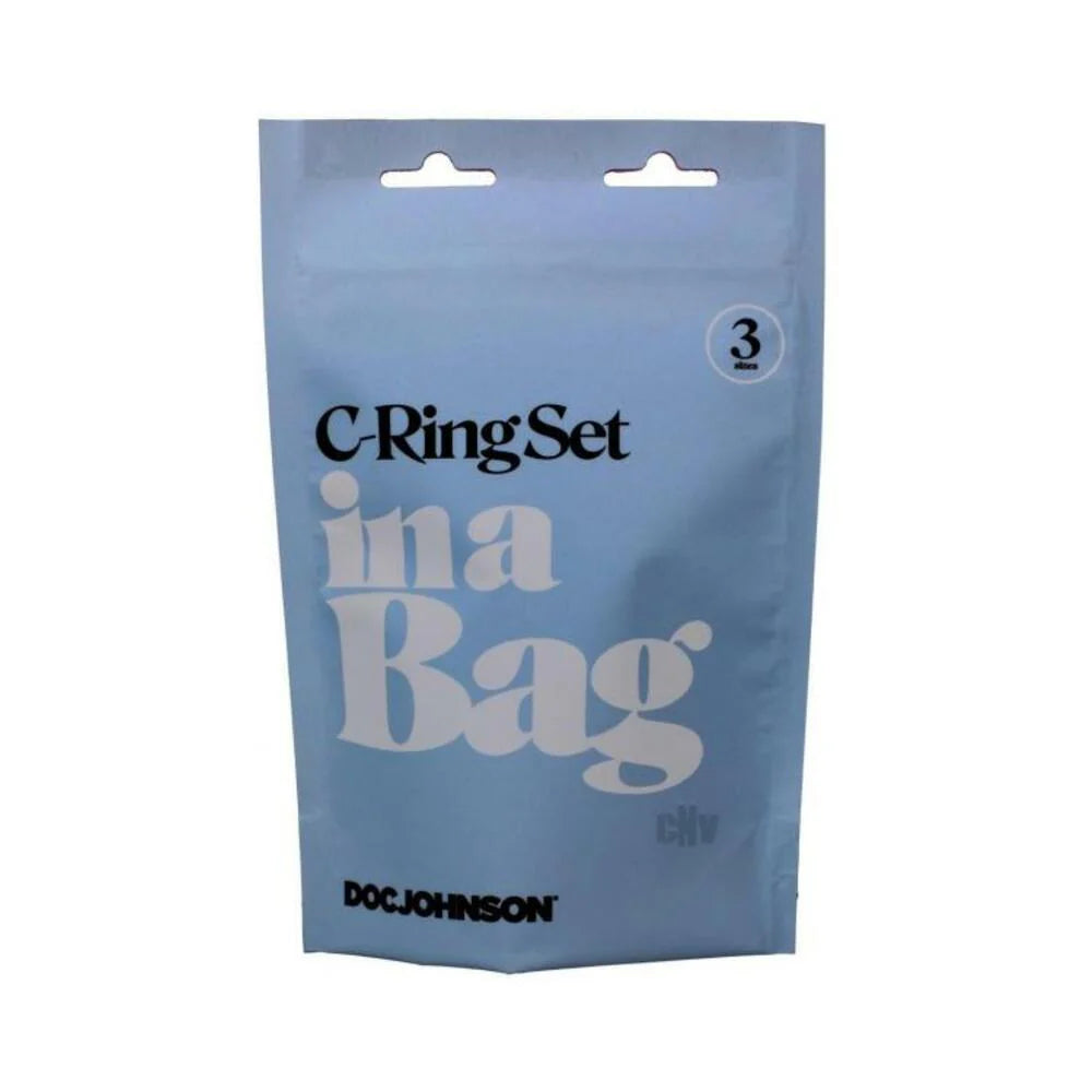 In A Bag Cock Ring Set Black