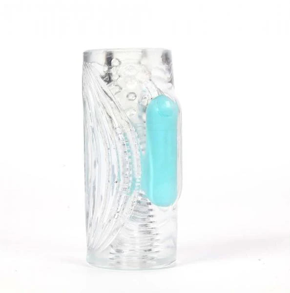 Aster Clear Stroker W/ Rechargeable Bullet