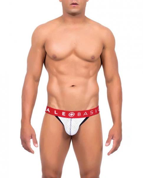 Mb Spot Jockstrap White Medium