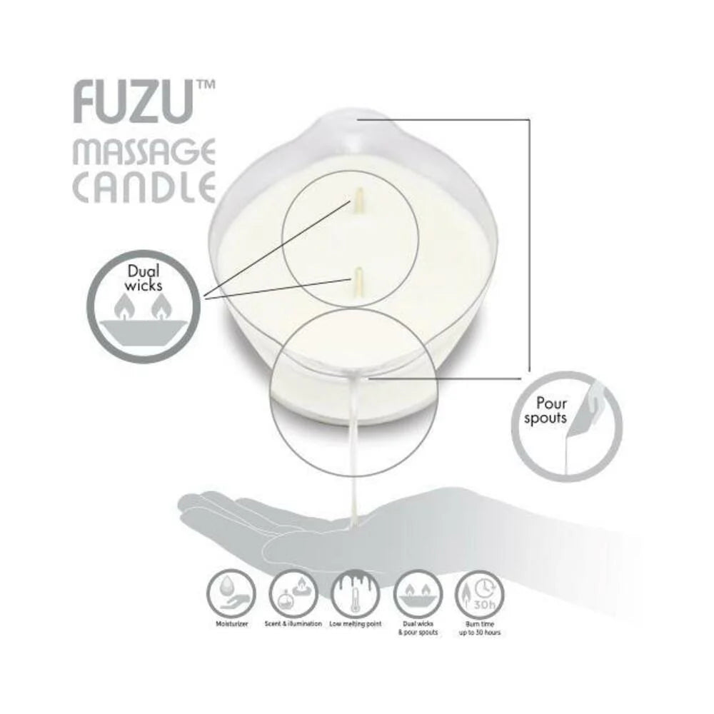 Fuzu Massage Candle Eucalyptus Calm 4 Oz