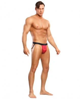 Jock Satin Lycra Red S/m
