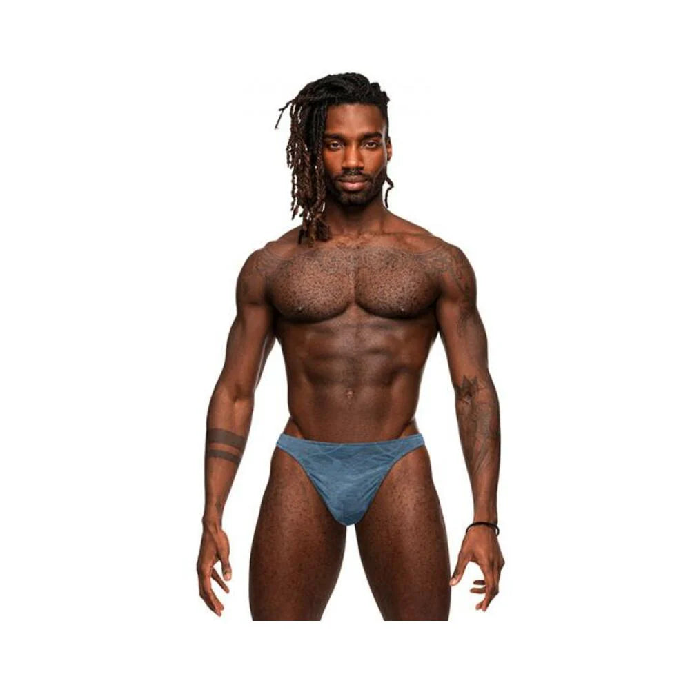 Male Power Inter-mingle Bong V Thong Blue S/m