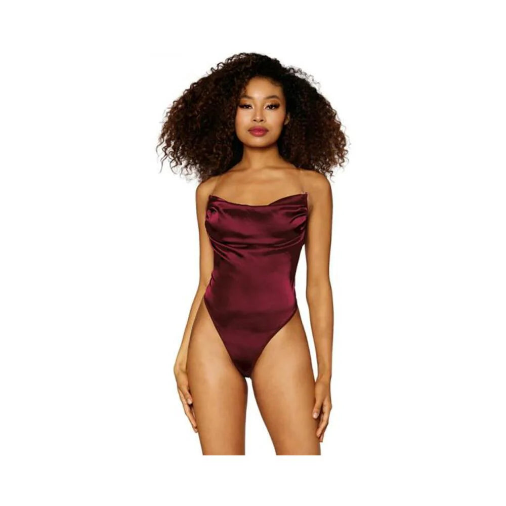 Dreamgirl Teddy Burgundy Xl Hanging