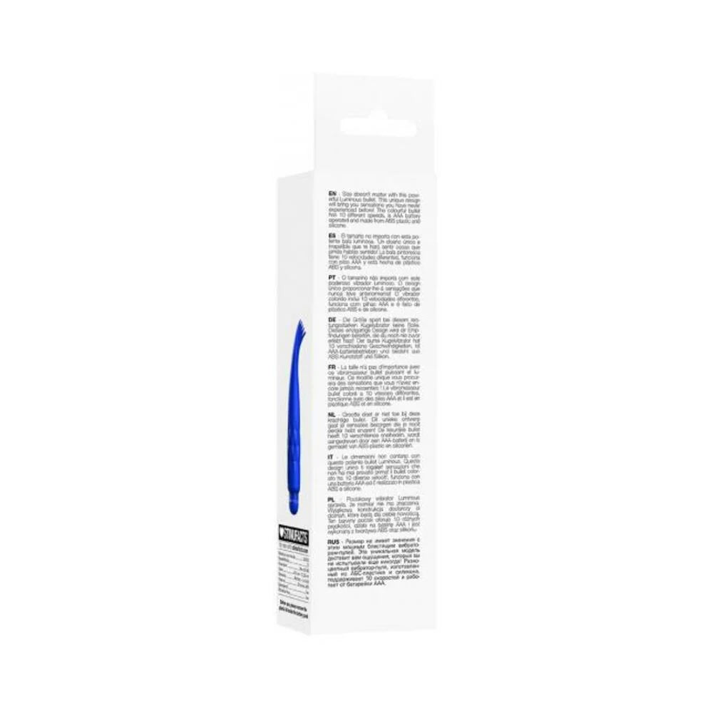 Luminous Zoe Abs Bullet With Silicone Sleeve 10 Speeds Royal Blue