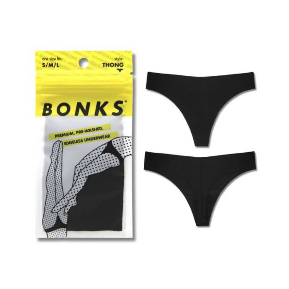 Bonks Black Magic Seamless Thong O/s