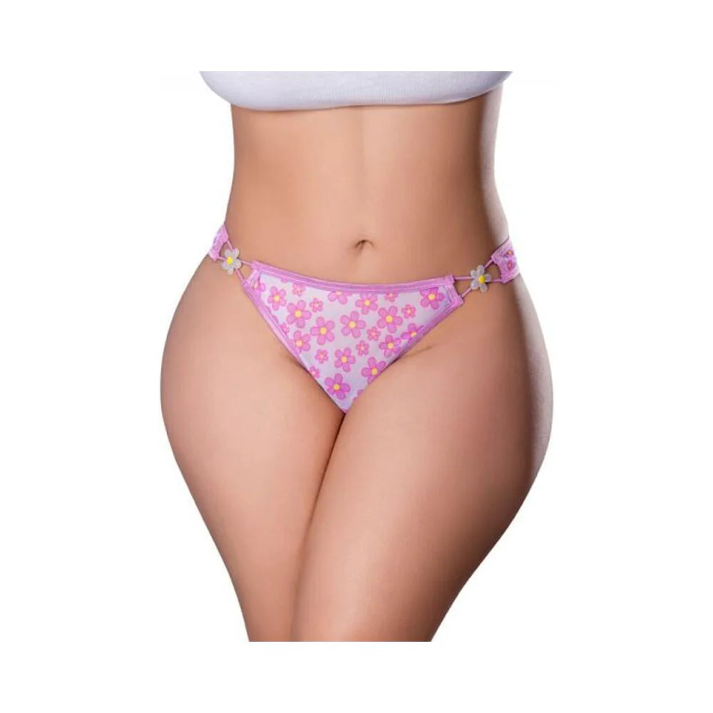 Magic Silk Daisy Tanga Daisy Print Queen Size