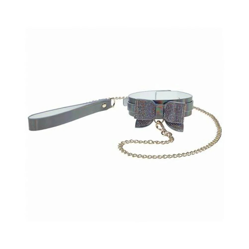 Ouch! Paris Collection Collar With Leash Black