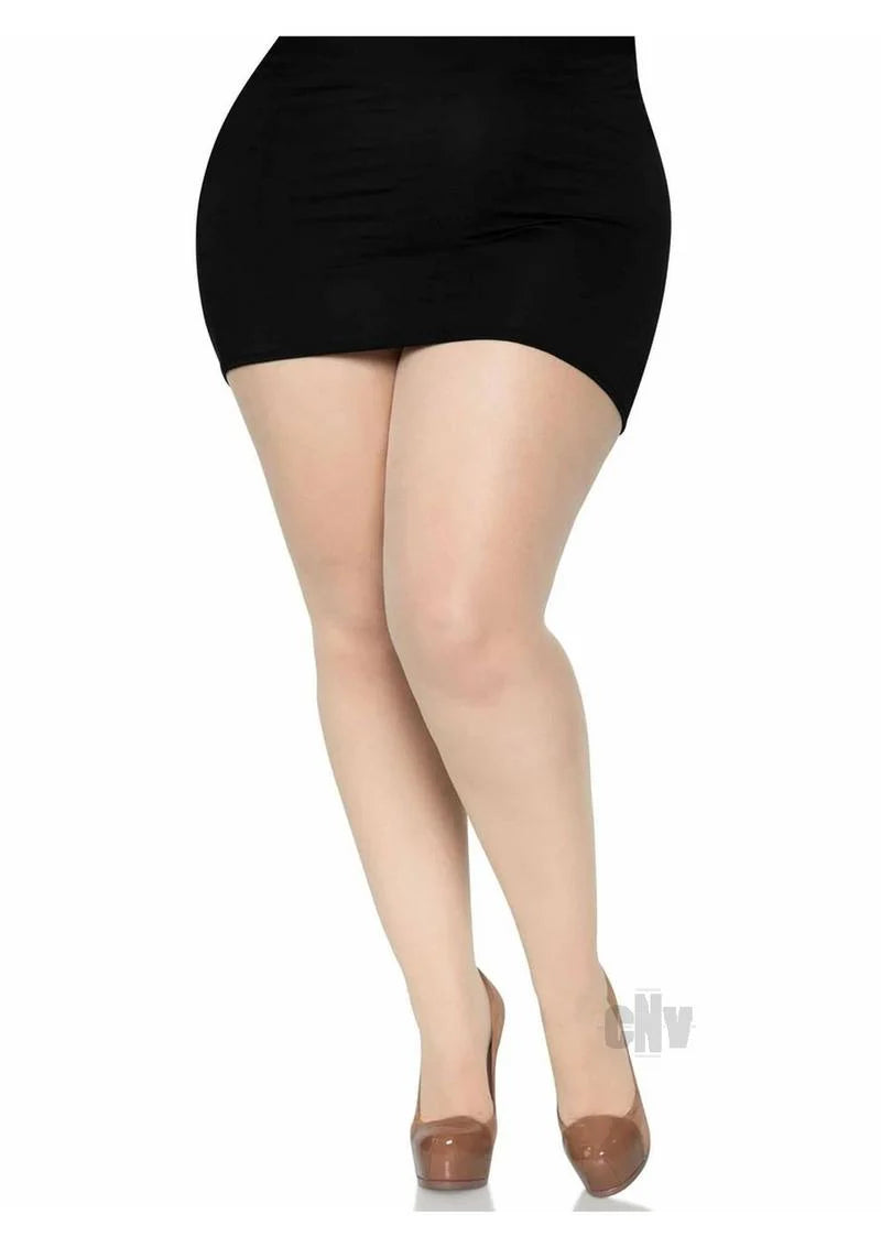 Backseam Sheer Hose 1x-2x Nude