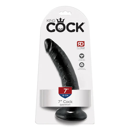 King Cock 7 Cock - Black
