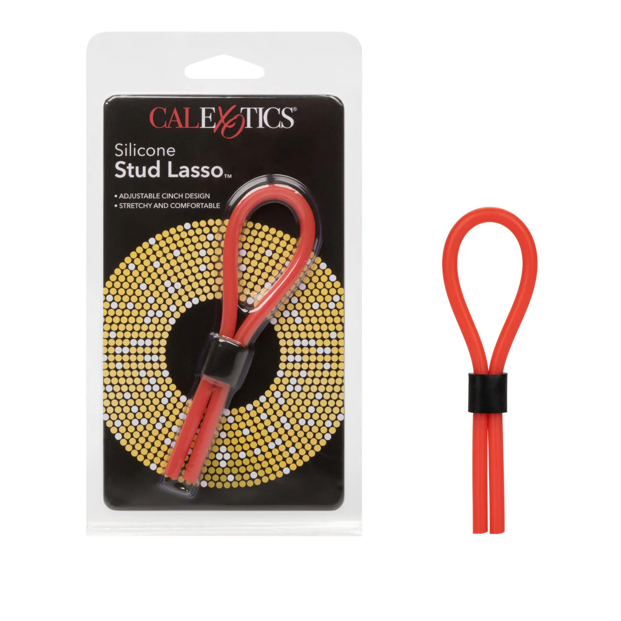 Silicone Stud Lasso - Red