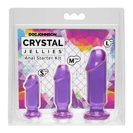 Crystal Jellies Anal Starter Kit - Purple