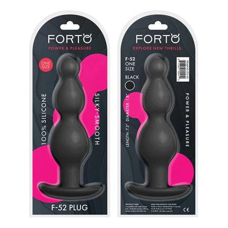 FORTO F-52 Cone Beads Black