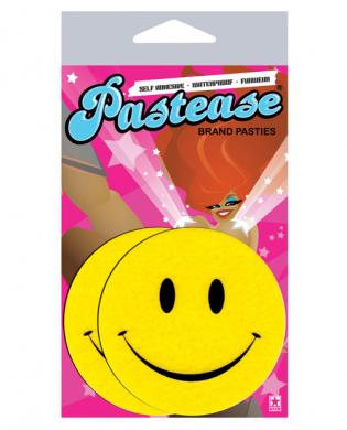 Smiley Face Yellow Pasties O/S