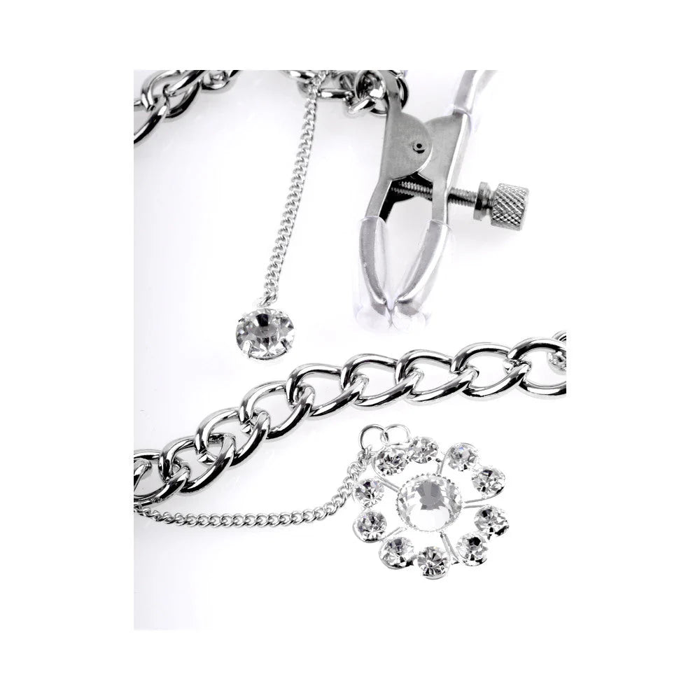 Fetish Fantasy Crystal Nipple Clamps
