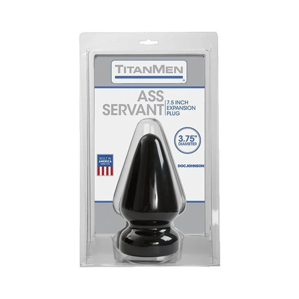 TitanMen Ass Servant Plug - Black