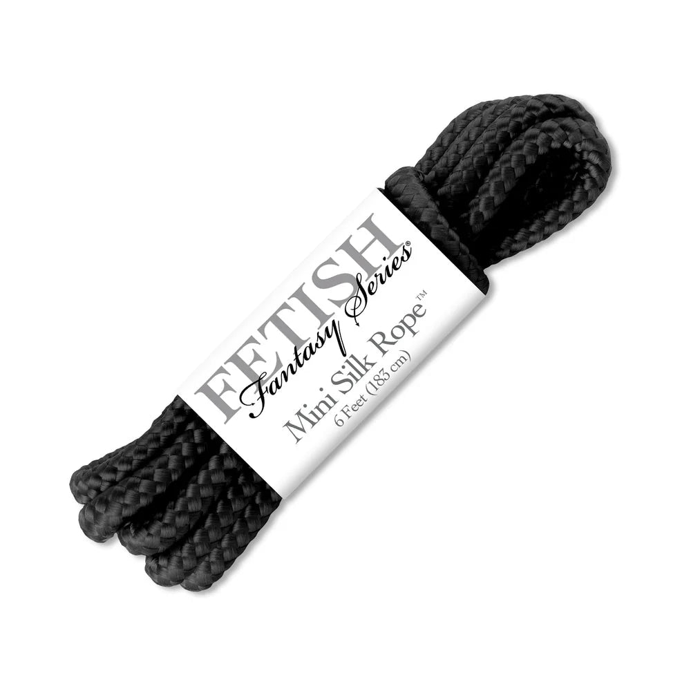 Fetish Fantasy Mini Silk Rope Black