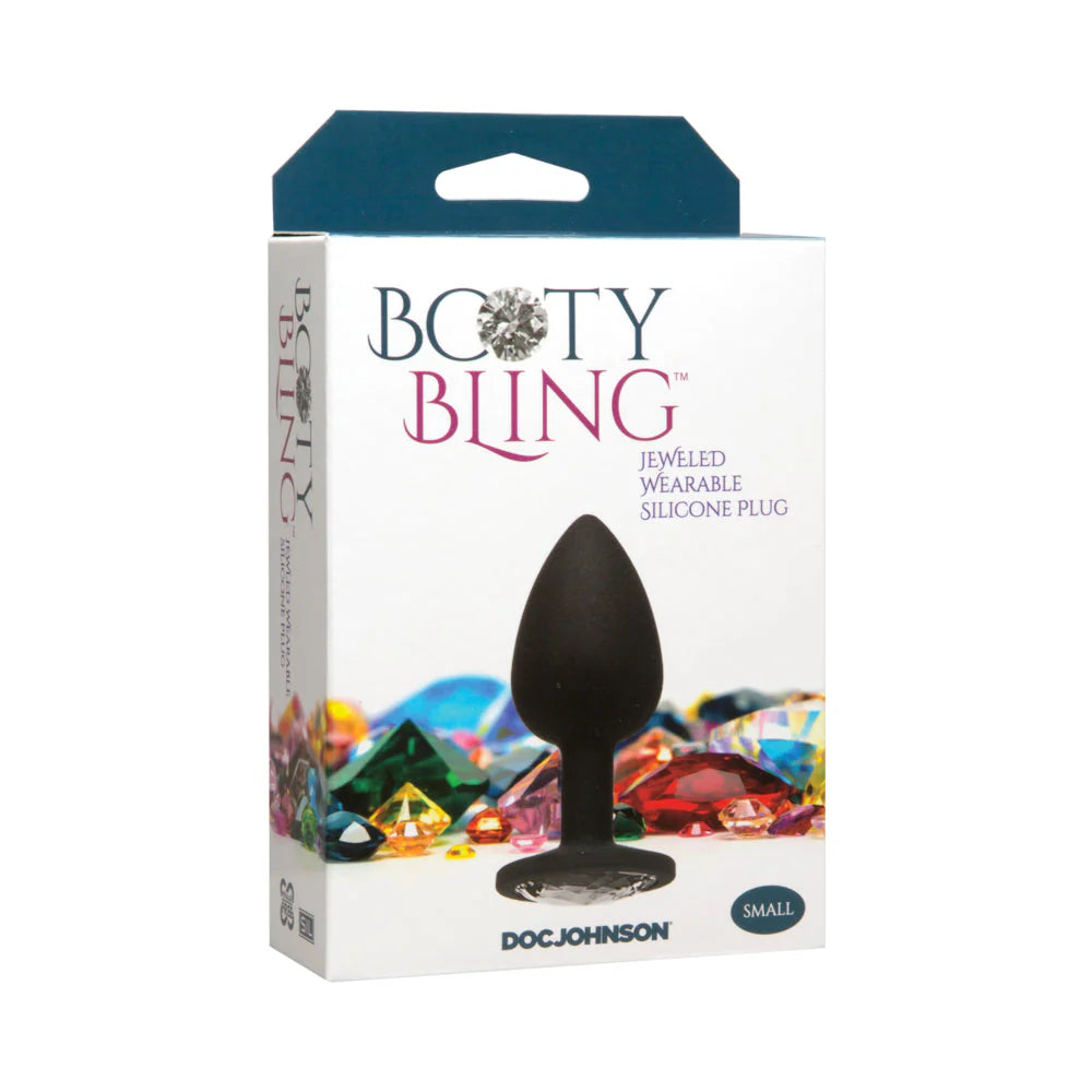 Booty Bling Jeweled Wearable Butt Plug Small