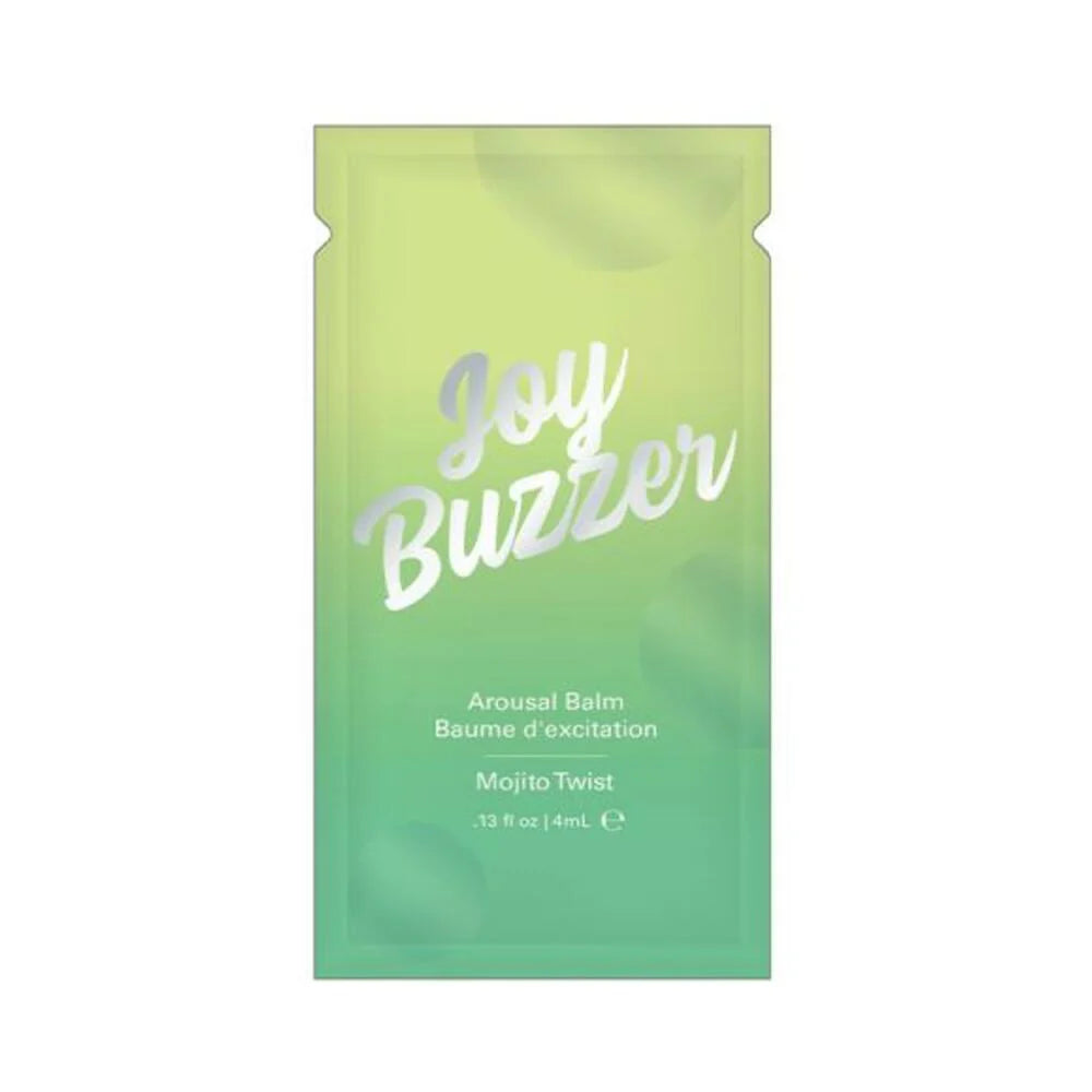 Joy Buzzer Clitoral Arousal Balm Mojito Twist (bulk Pack24 Pcs) .13 Oz Foil