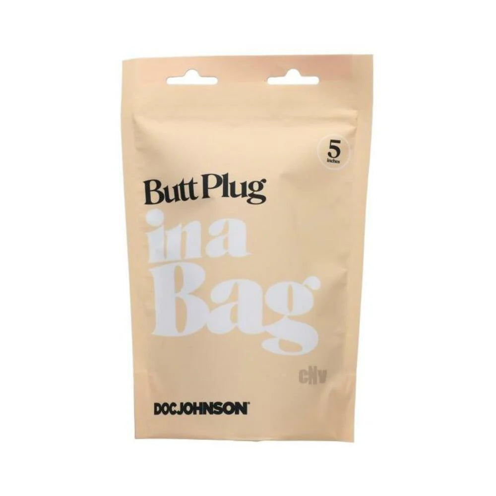 In A Bag Anal Plug 5in Black