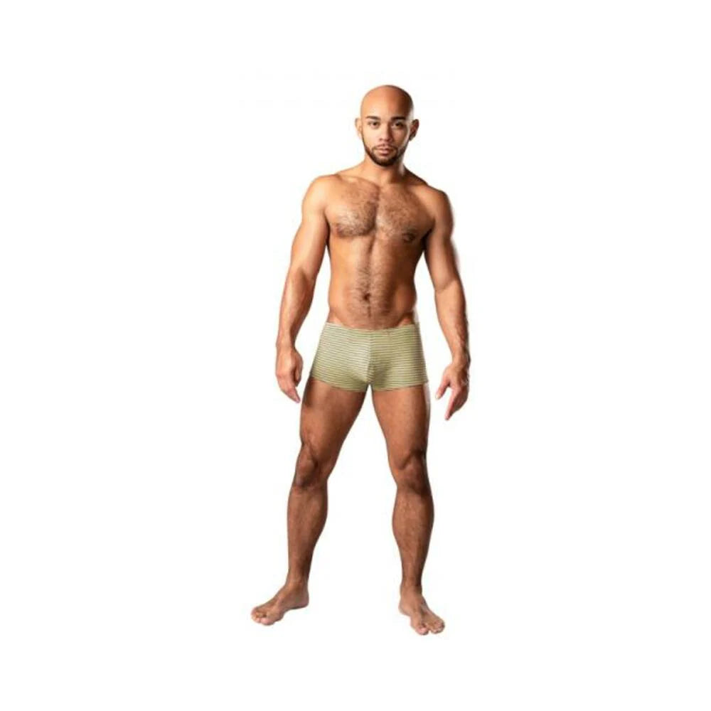Male Power Cabana Banana Mini Short Yellow/grey Xl