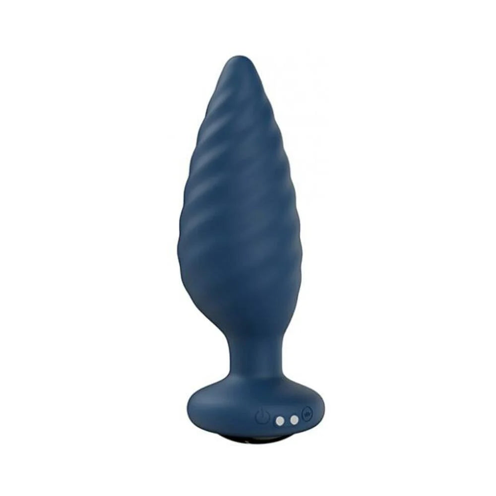 Noah App-controlled Rotating Butt Plug - Navy Blue