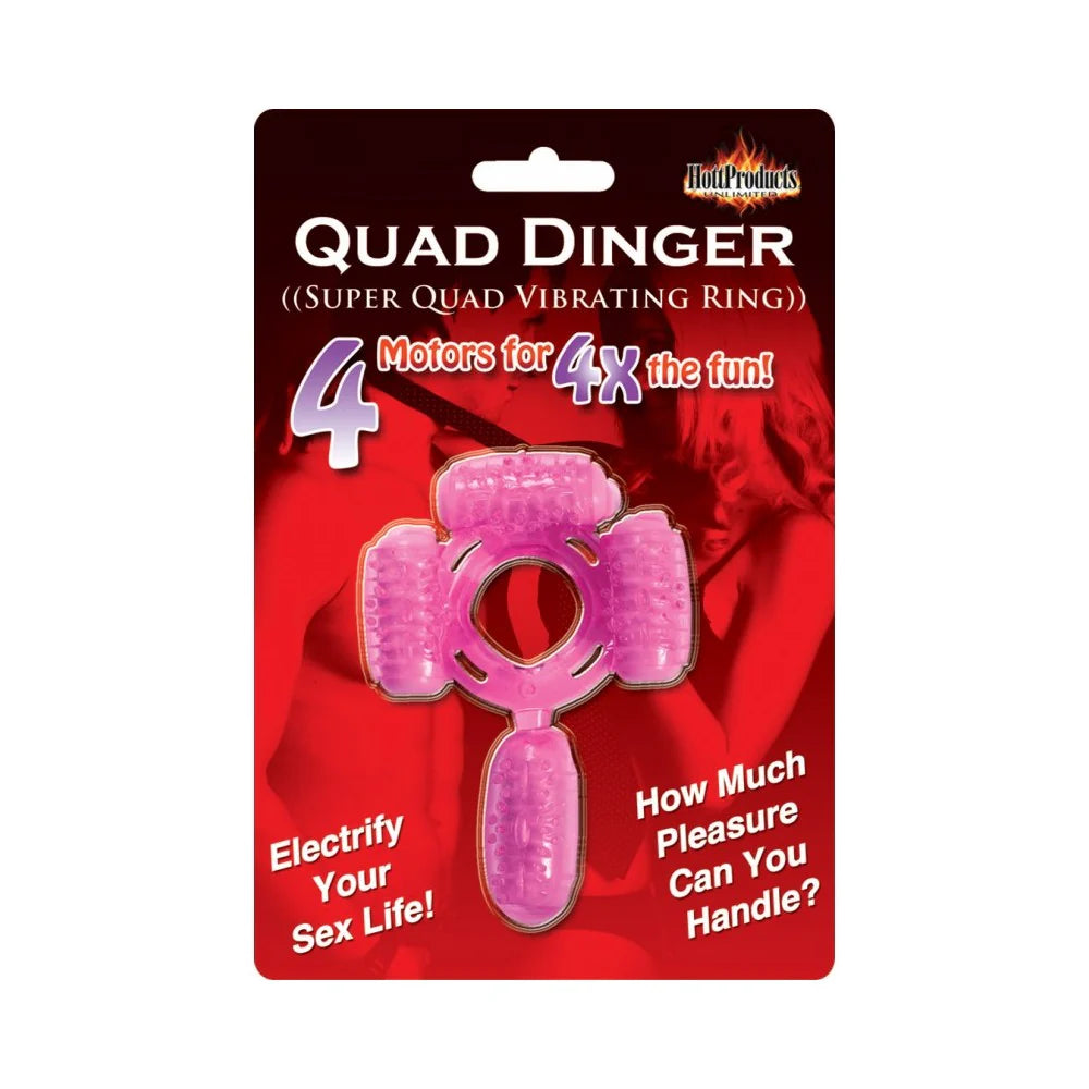 Super Quad Vibrating Cock Ring
