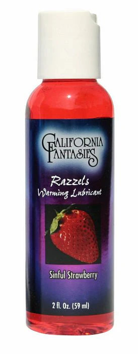 Razzels Warming Lubricant - 2 oz Sinful Strawberry