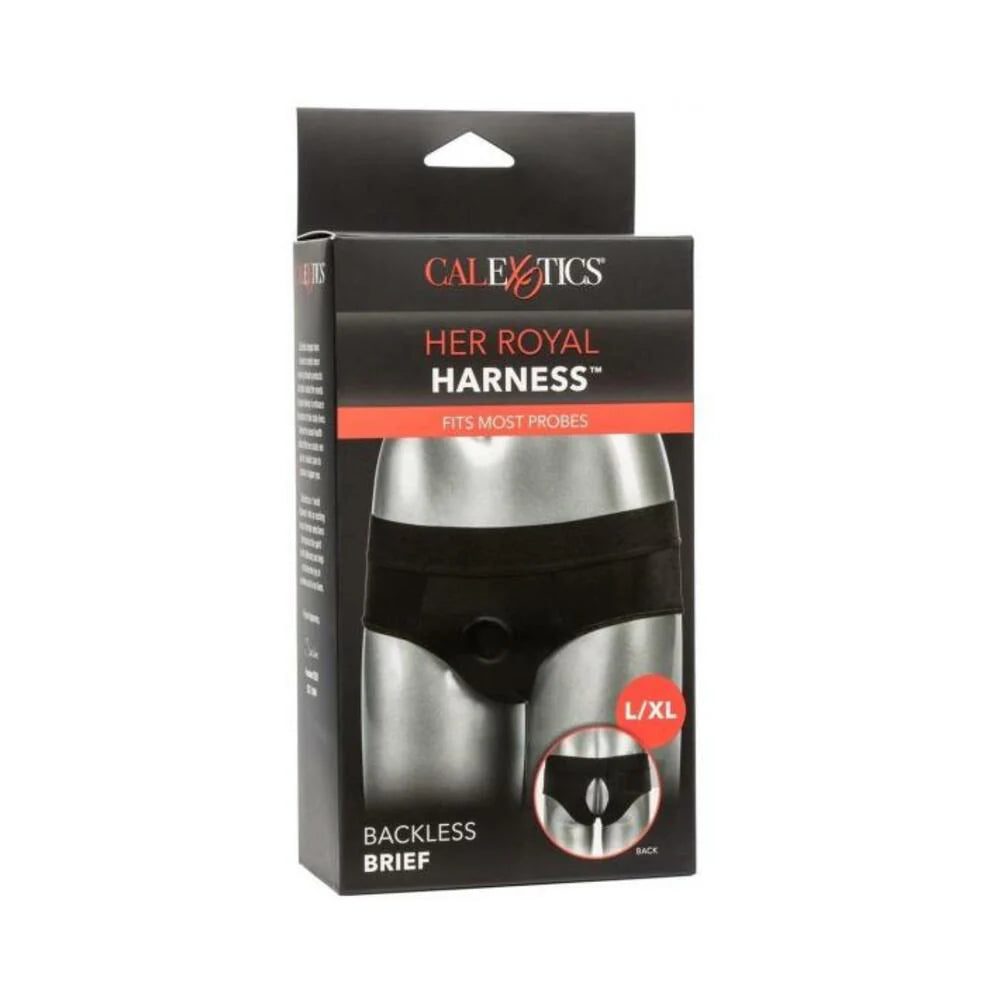 Her Royal Harness Backless Brief L/xl