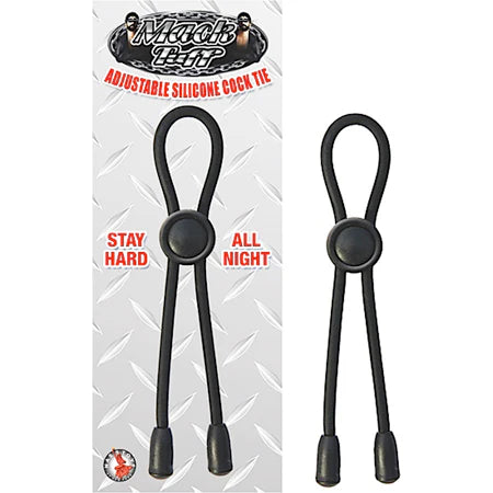 Mack Tuff Adjustable Cock Tie Black