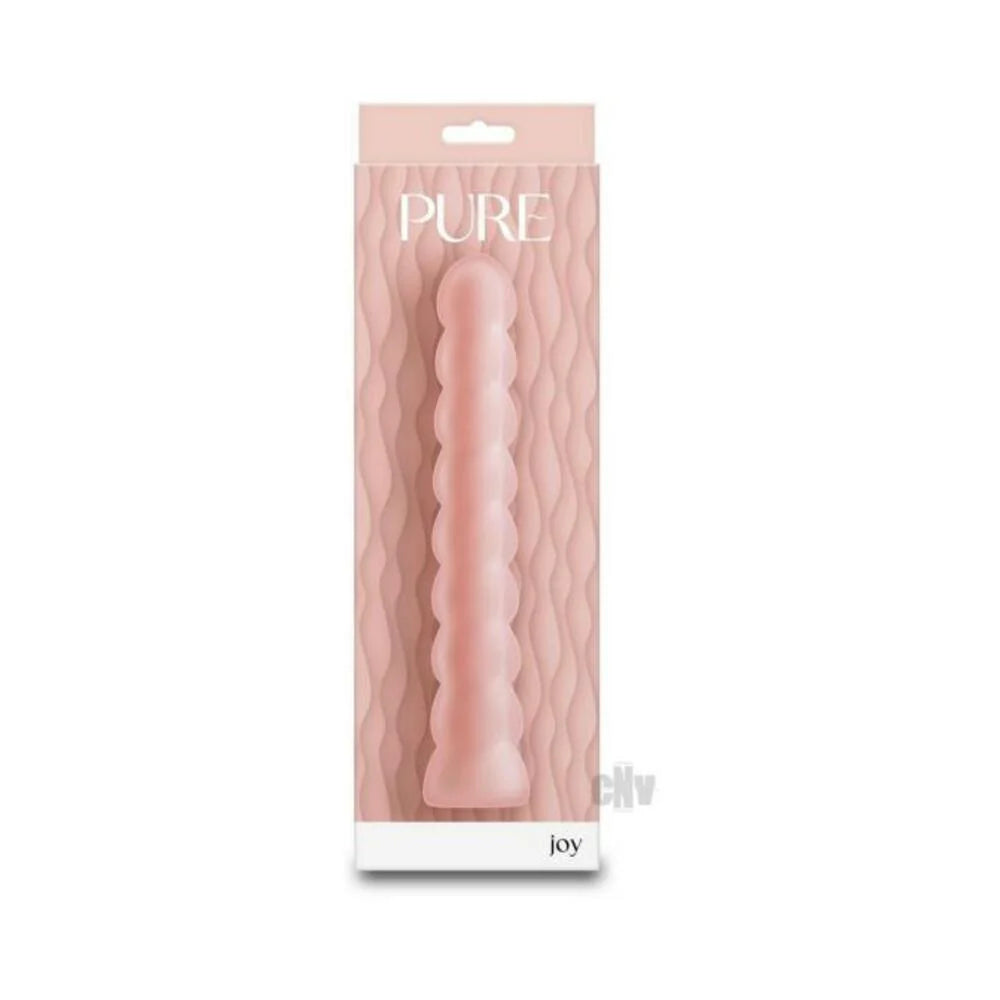 Pure Joy Textured Vibrator - Peach