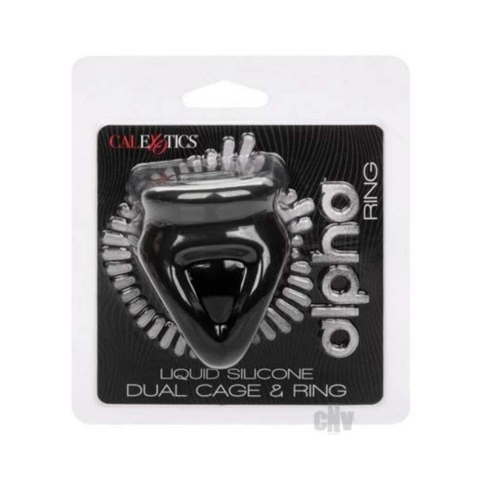 Alpha Liquid Silicone Dual Cage Ring