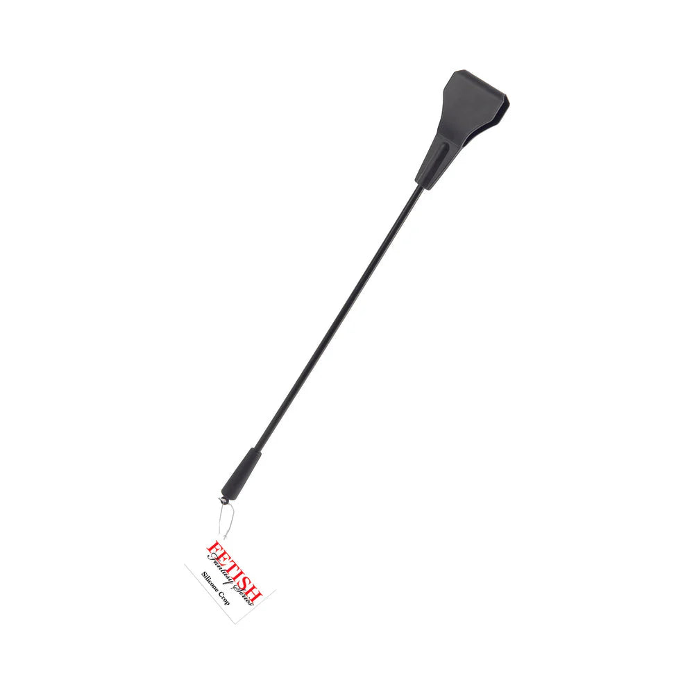 Fetish Fantasy Silicone Crop Black 28 inches