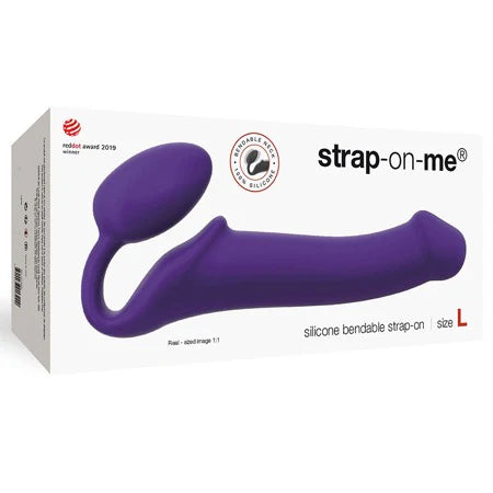 Strap On Me Silicone Bendable Strapless Strap On Large - Purple
