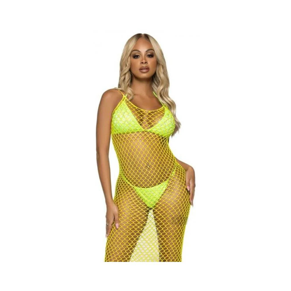 Woven Twist Backless Maxi Dress Os Ylw