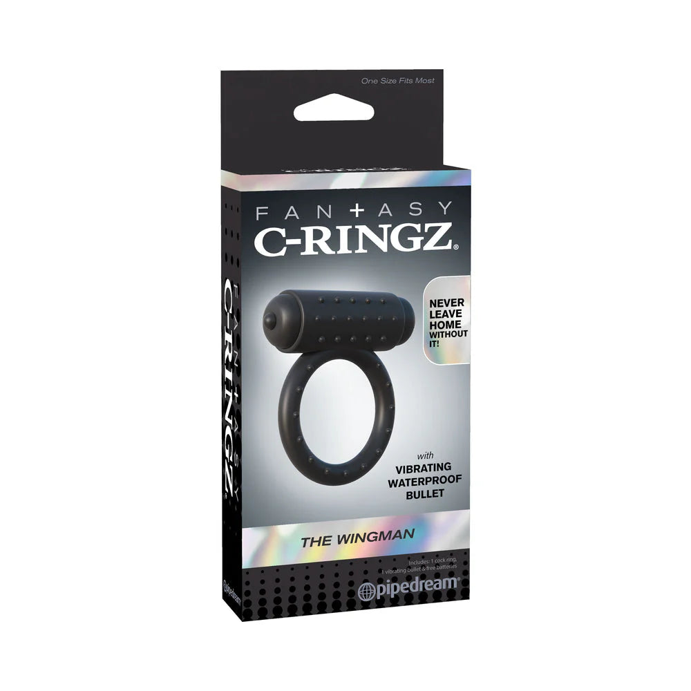 Fantasy C-Ringz The Wingman Black Cock Ring