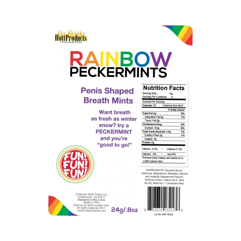 Rainbow Peckermints Adult Candies