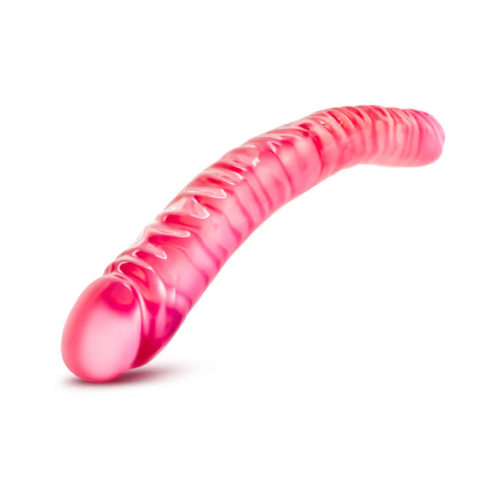 B Yours - 18in Double Dildo - Pink