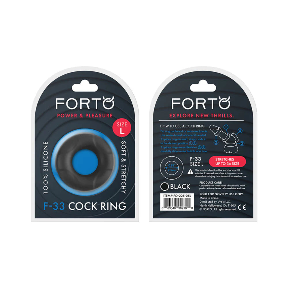 Forto F-33: 25mm 100% Liquid Silicone C-ring