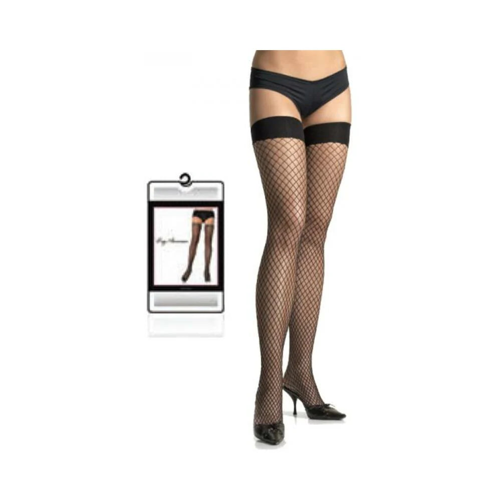 Lycra Industrial Thigh High Os Black