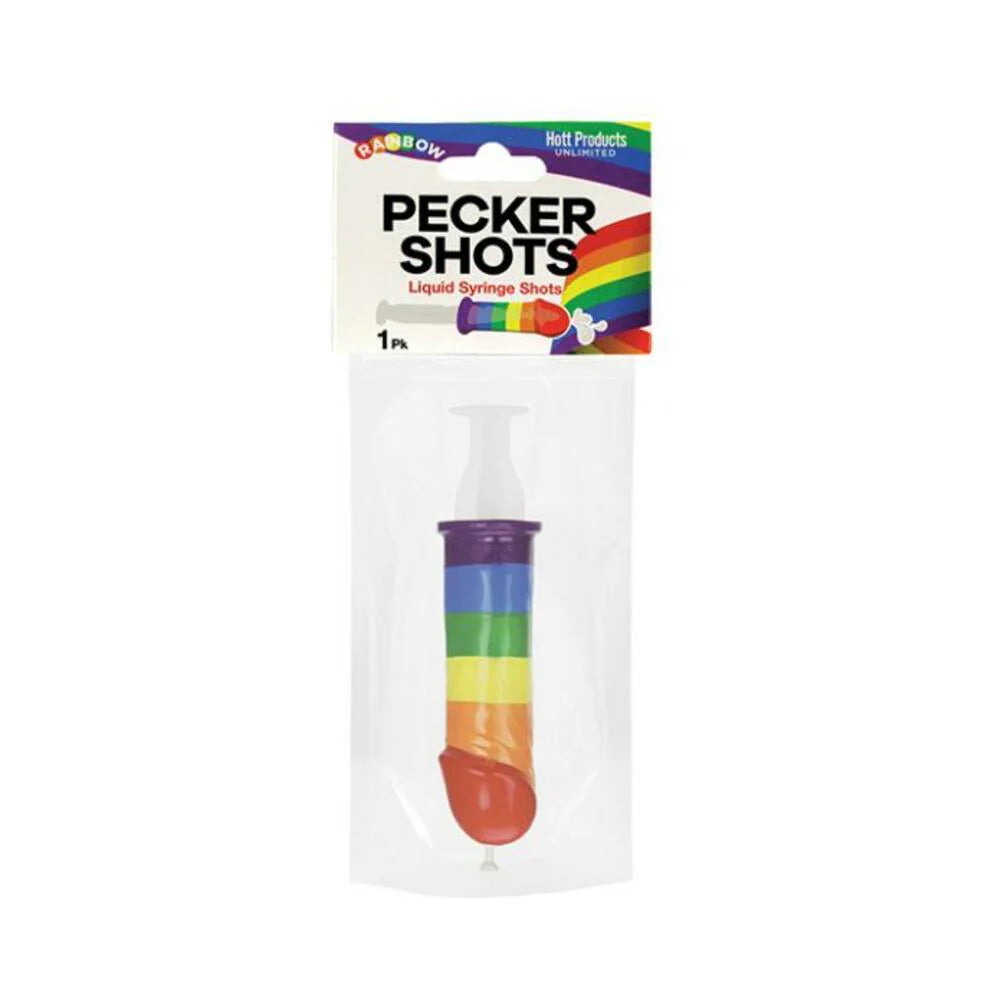 Pecker Shot Syringe - Rainbow