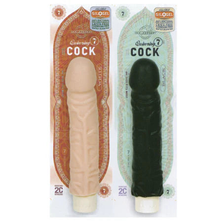 Quivering Cock 7 Inches - Black