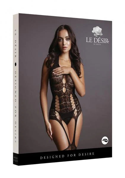 Lace Suspender Bodystocking