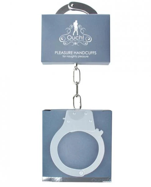 Ouch Pleasure Handcuffs Metal