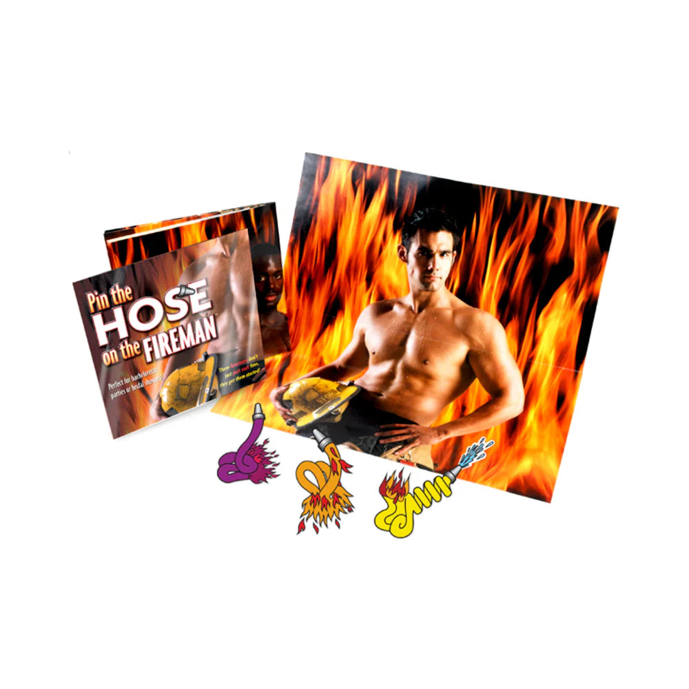 Pin The Hose On The Fireman Game